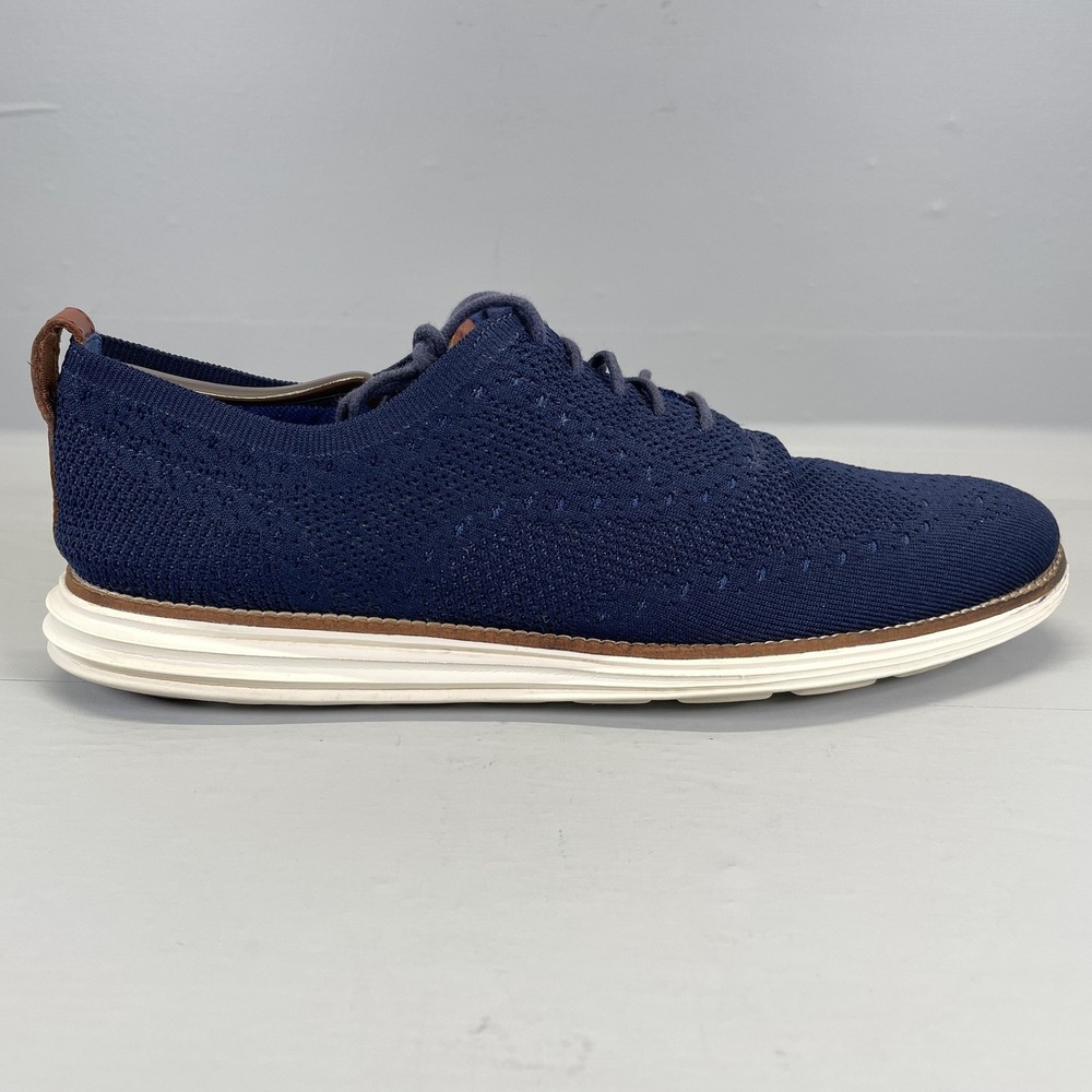 Cole Haan Shoes Mens Size 13 Navy Stitchlite Wingtip Oxford Grand OS Sneakers